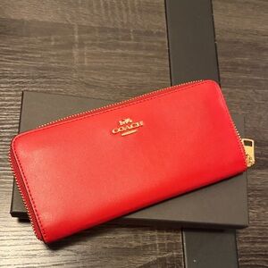 Coach Vibrant Red Women's Wallet